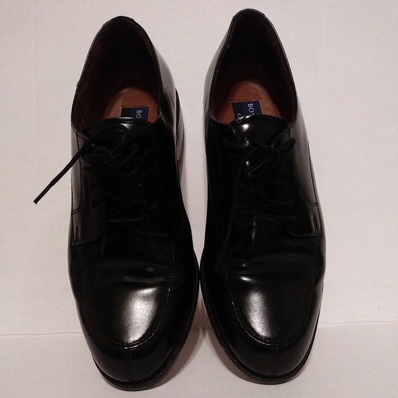 Flex Black Dress Oxford Shoes Leather 